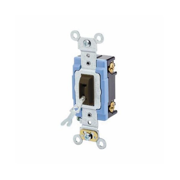 Leviton Wall Switch, 1Pole, 120/277V, 15A, Brown 12012L Zoro